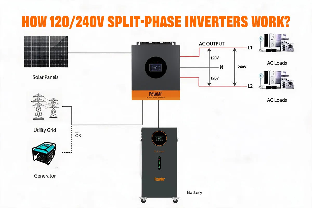 120240V Split-Phase Inverters Work