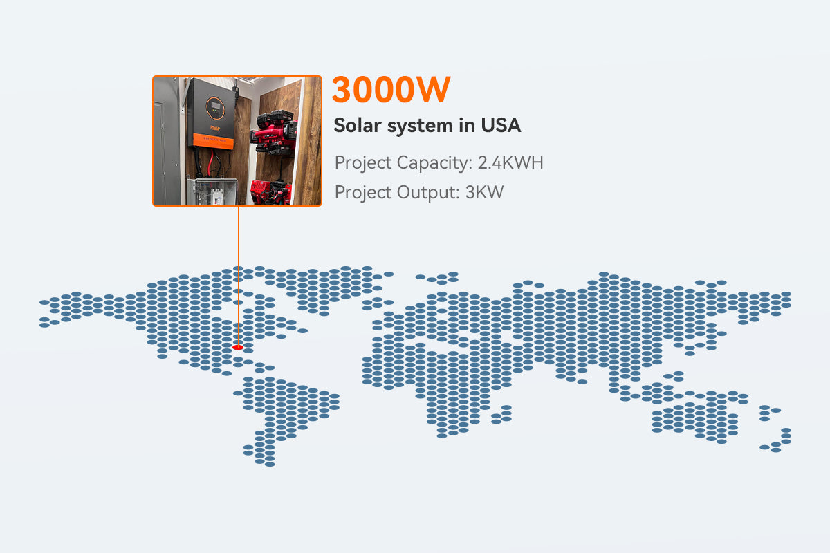 3kw 110v solar inverter in USA
