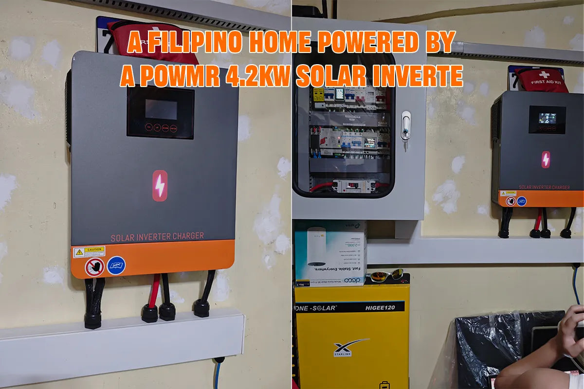 A Filipino Home Powered by a PowMr 4.2KW Solar Inverter