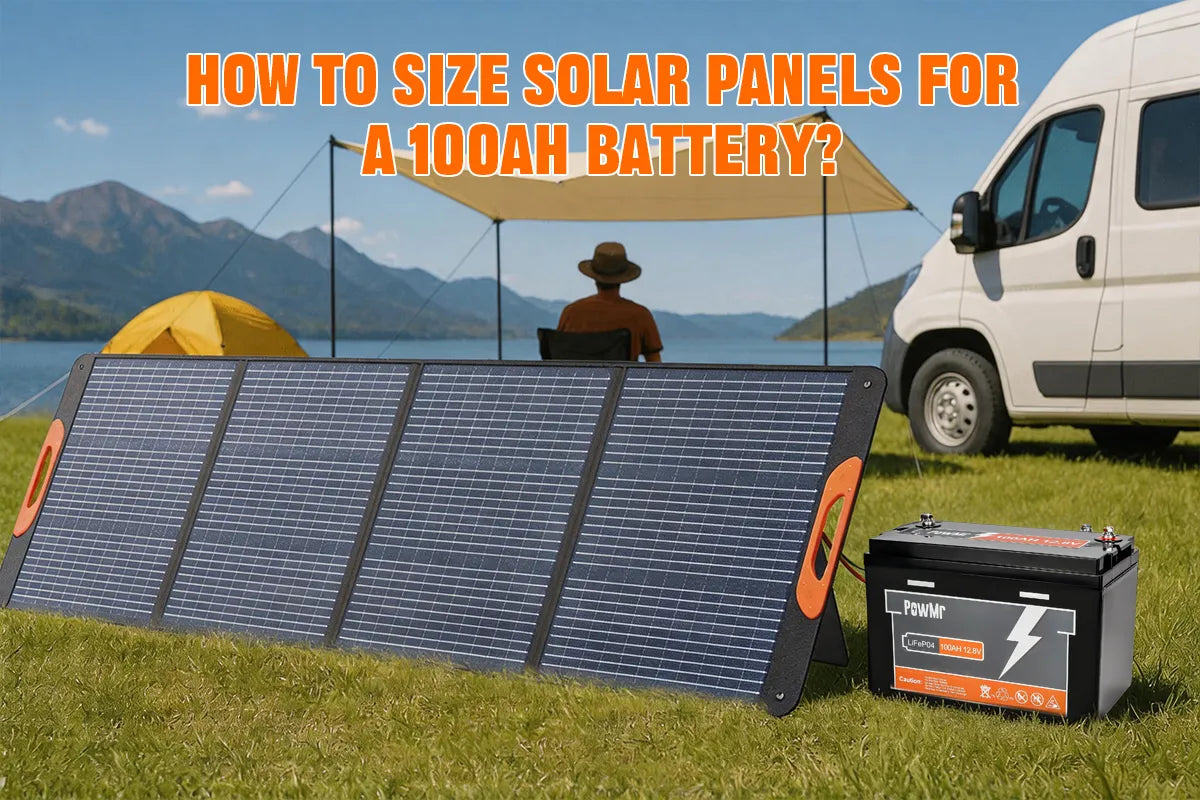 How to Size Solar Panels for a 100Ah Battery?