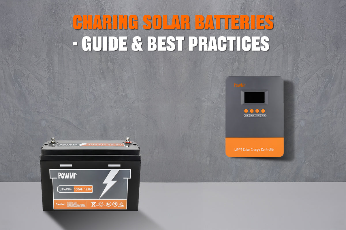 Guide for charging solar batteries