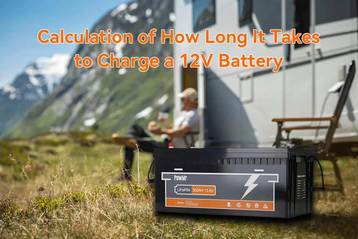 12v battery charging time