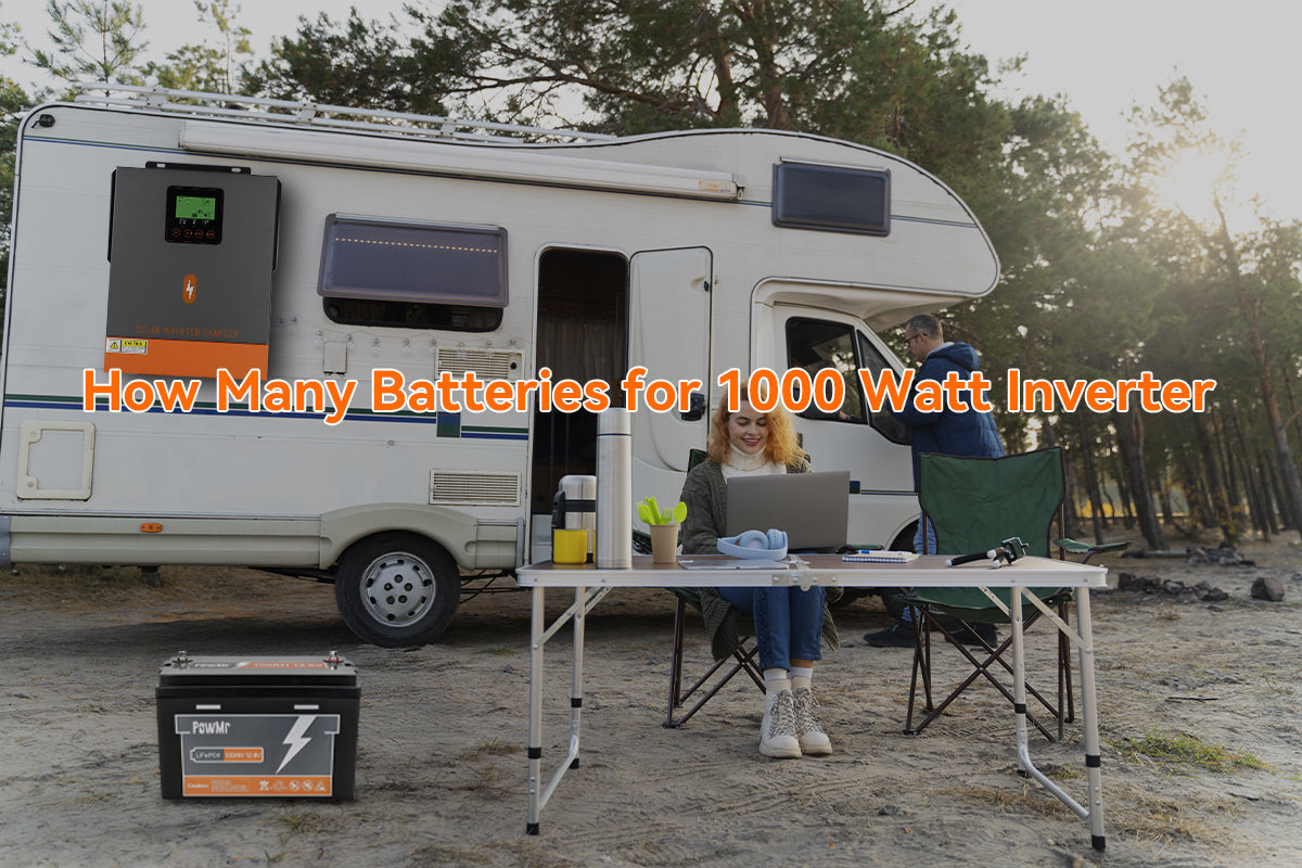 how many batteries for 1000w inverter