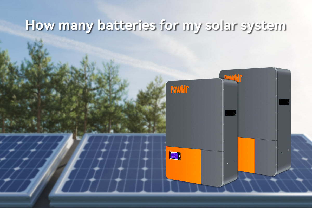 how many solar batteries for my solar system