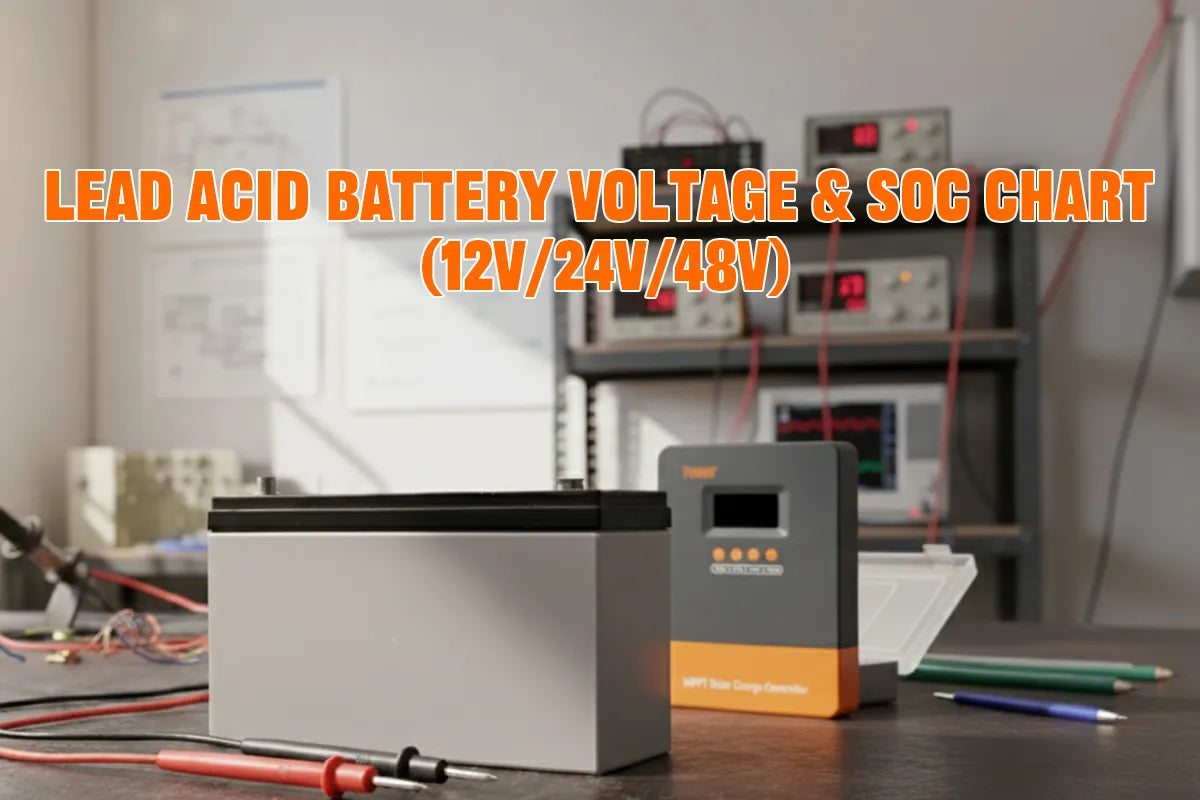 Lead Acid Battery Voltage Chart & SOC