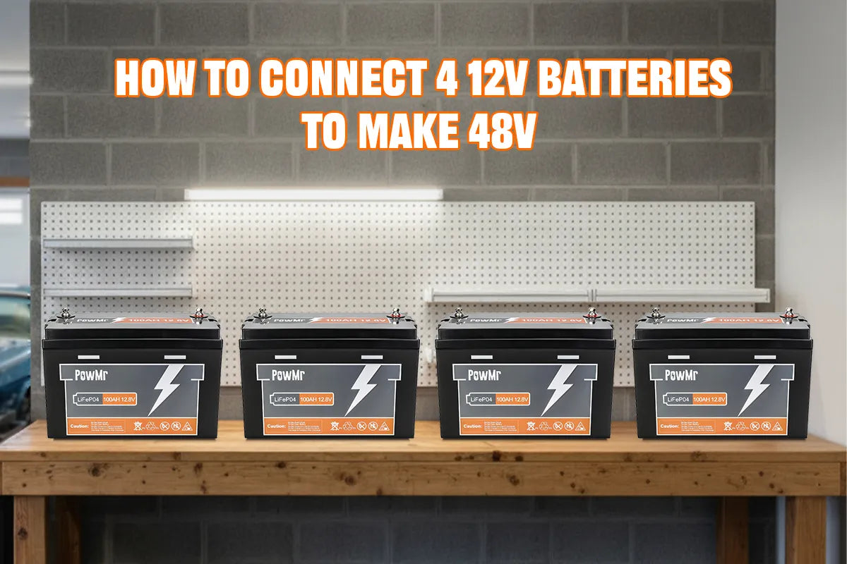 Connecting 12v batteries to make 48v