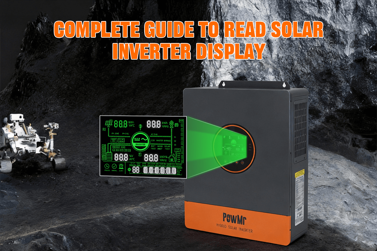 Solar Inverter Dispaly Reading