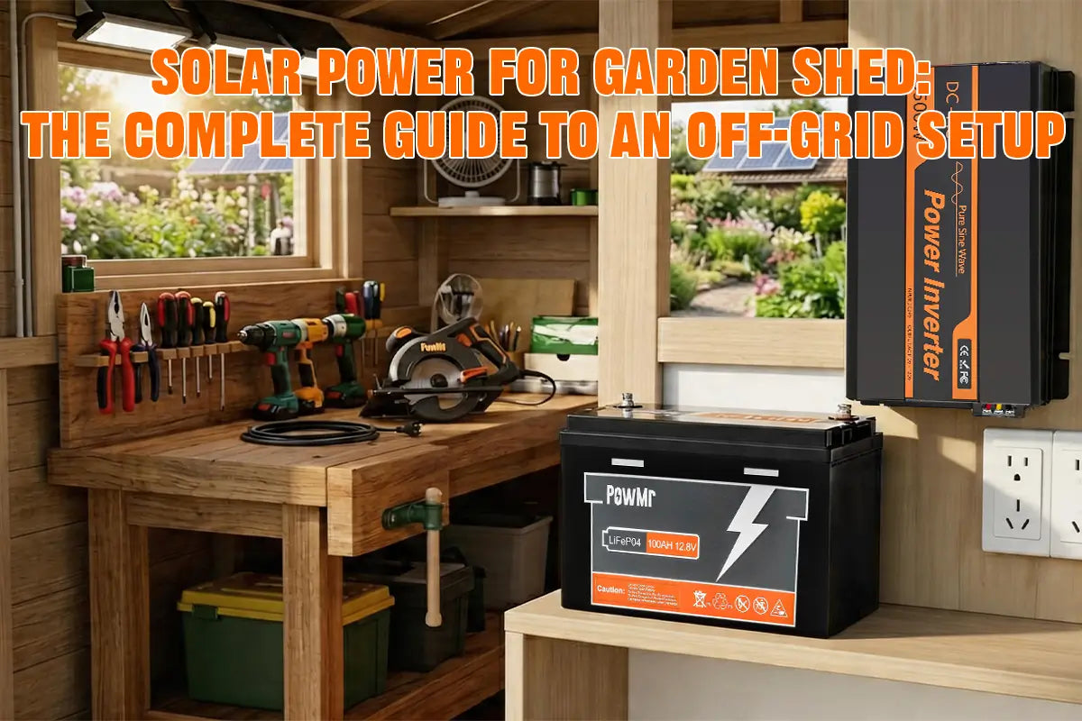 Solar Power for Garden Shed: The Complete Guide to an Off-Grid Setup