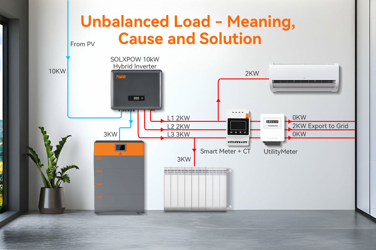 Unbalanced Load - Meaning, Cause and Solution