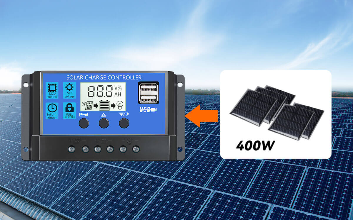 Qué tamaño de controlador de carga para un panel solar de 400w? – PowMr