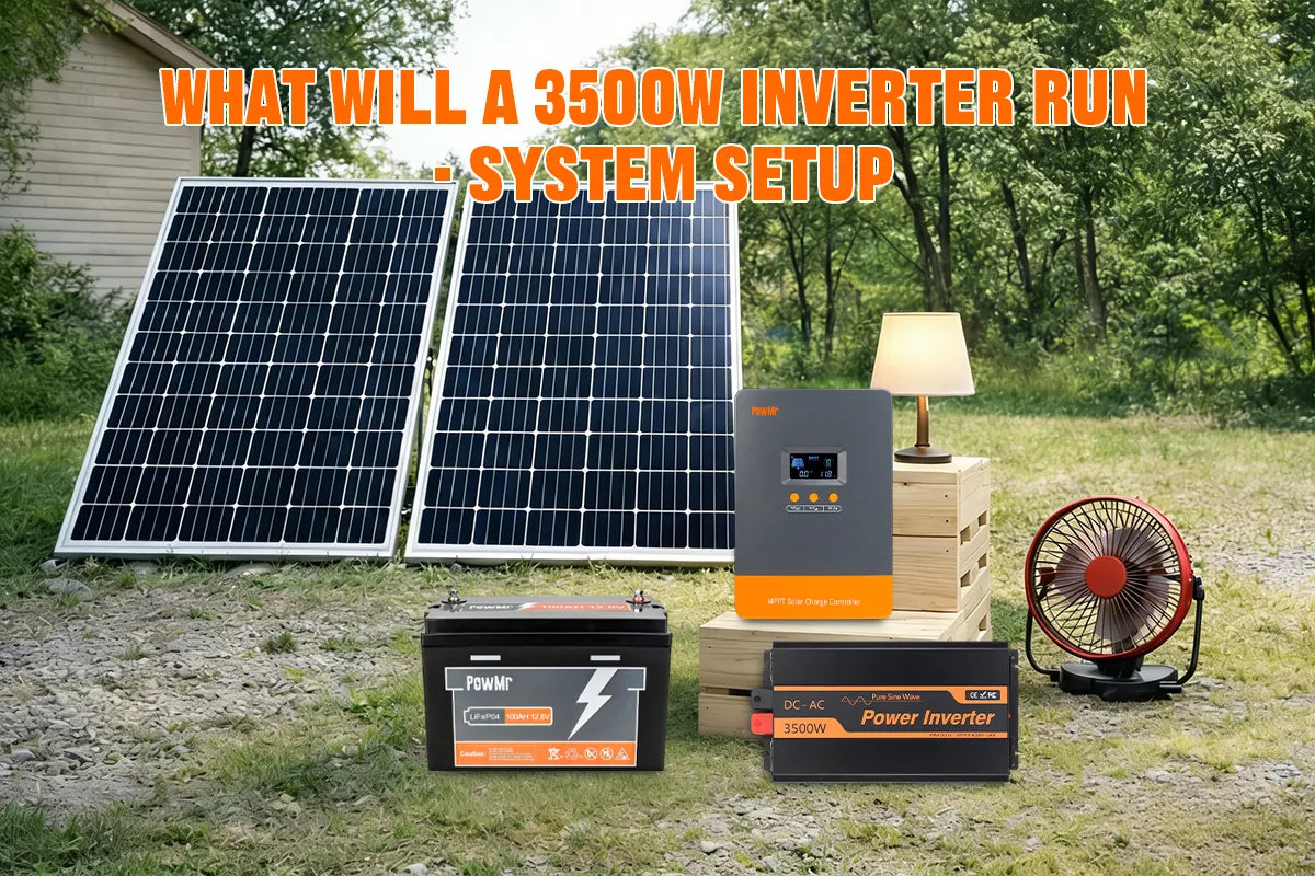 what can a 3500w inverter run and power consumption