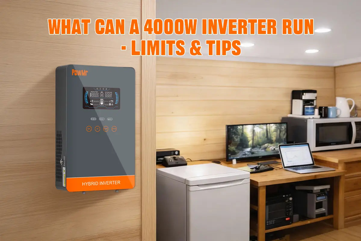 What Can a 4000W Inverter Run: Limits & Tips