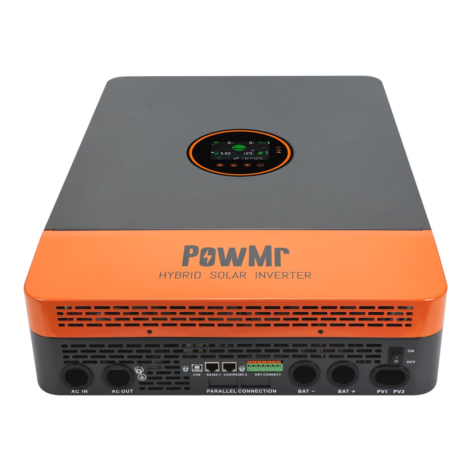 10KW 48Vdc Hybrid Inverter 110/240Vac Split Phase Supports 6 Units in Parallel