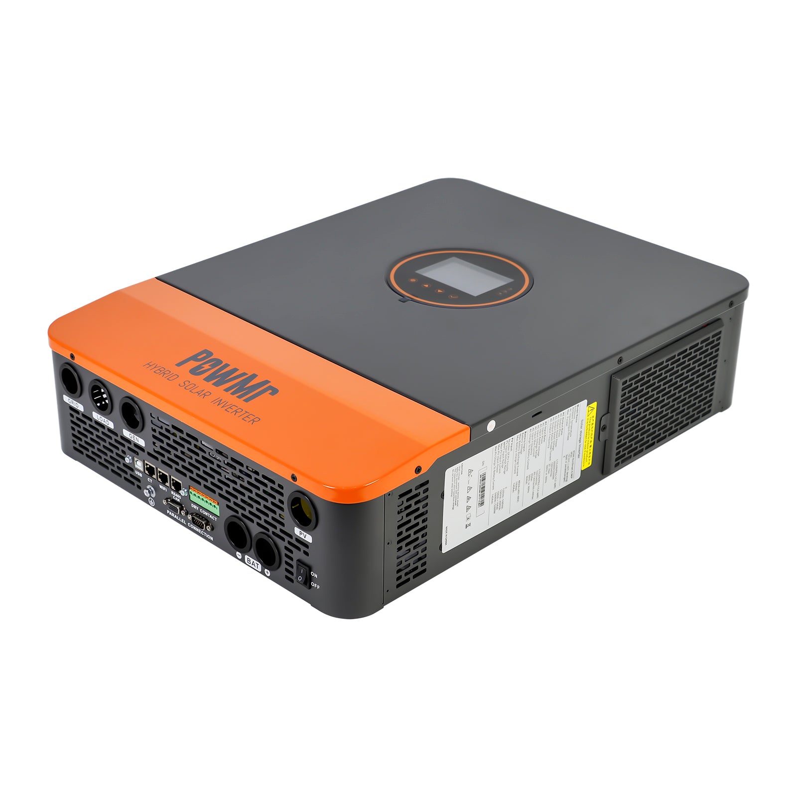 6.5KW 48Vdc ไฮบริดอินเวอร์เตอร์ 110/240Vac แยกเฟส รองรับ 6 หน่วยขนาน