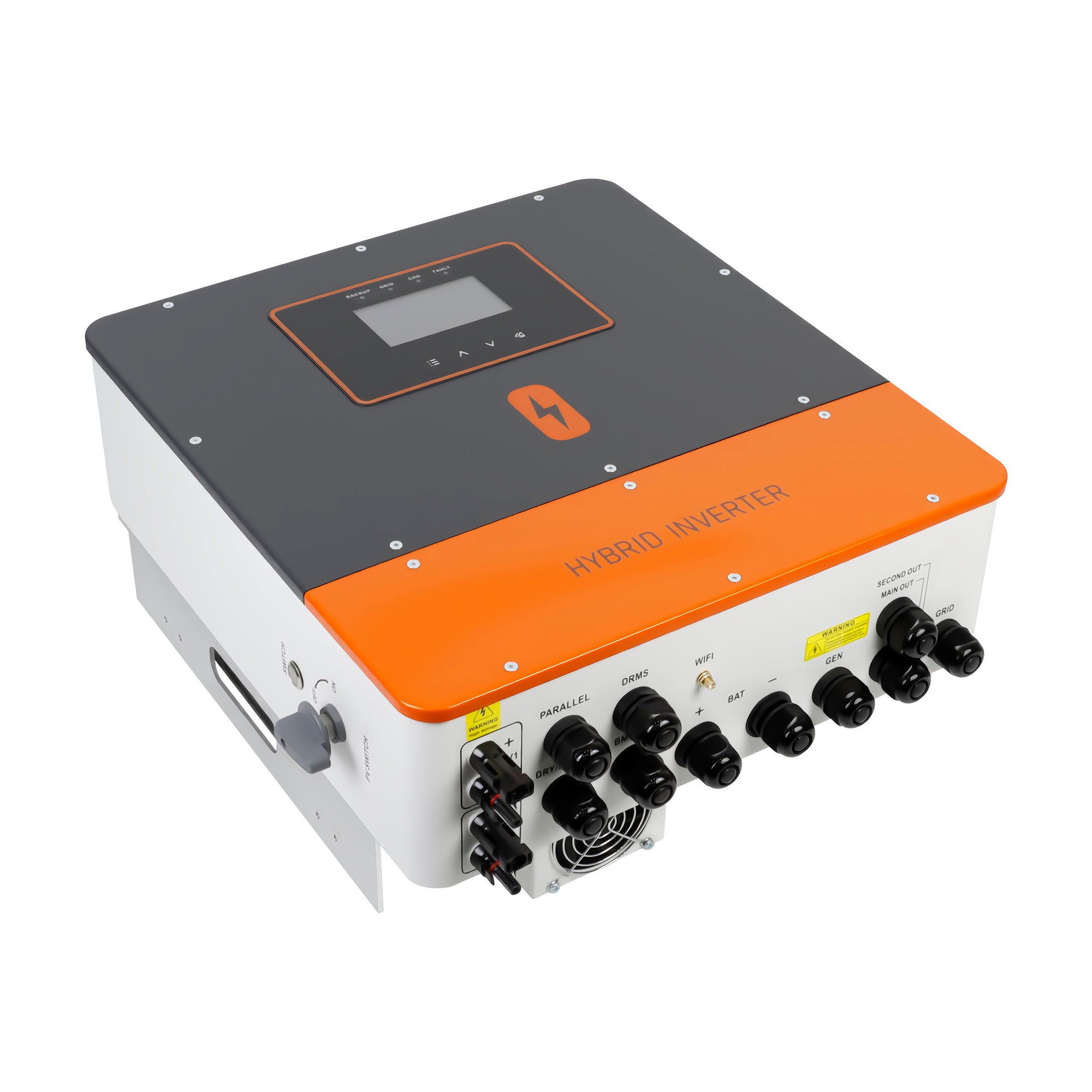 Inversor híbrido de 6KW 48V 220V compatible con 6 unidades en paralelo