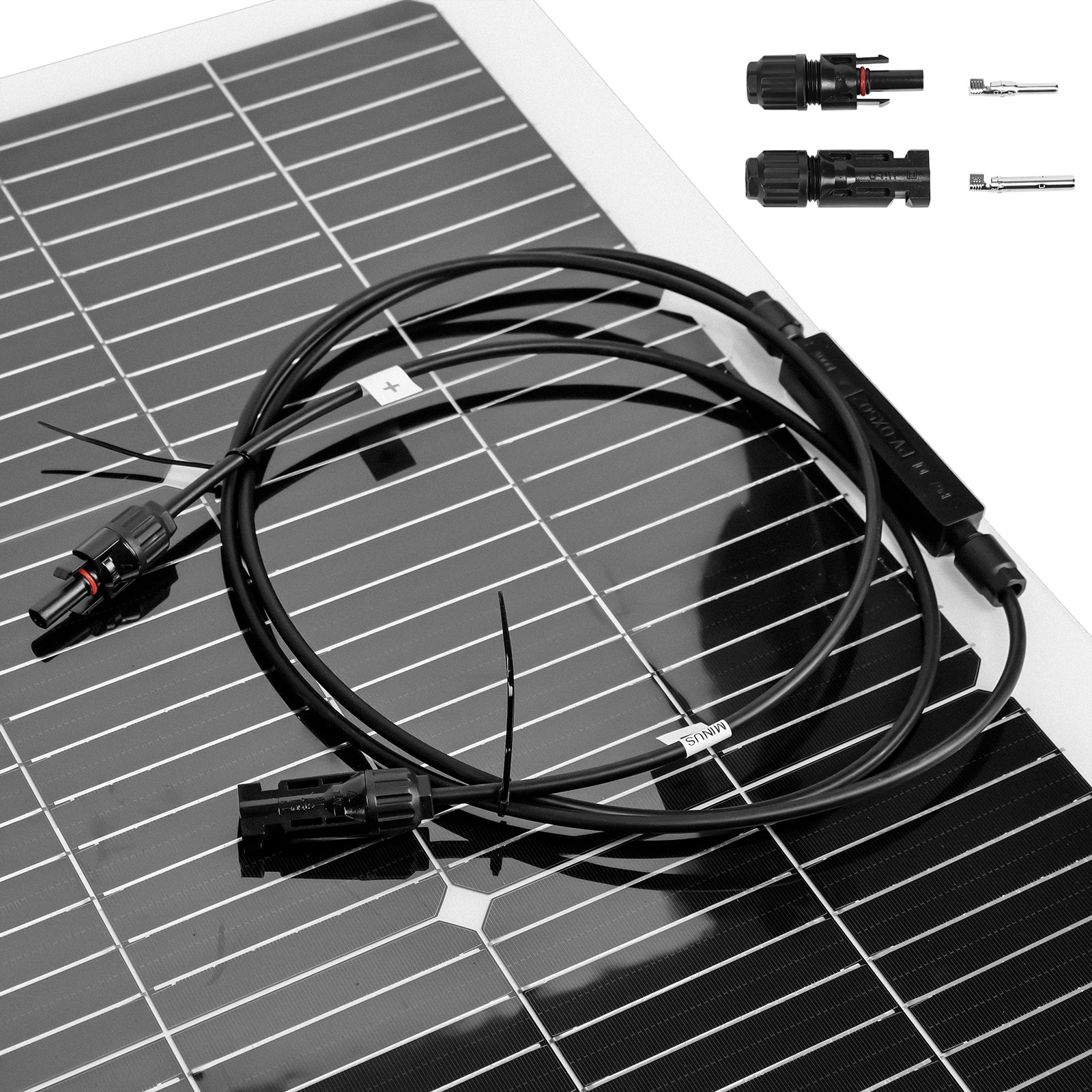 Panel Solar Monocristalino Flexible de 120W (2PCS)
