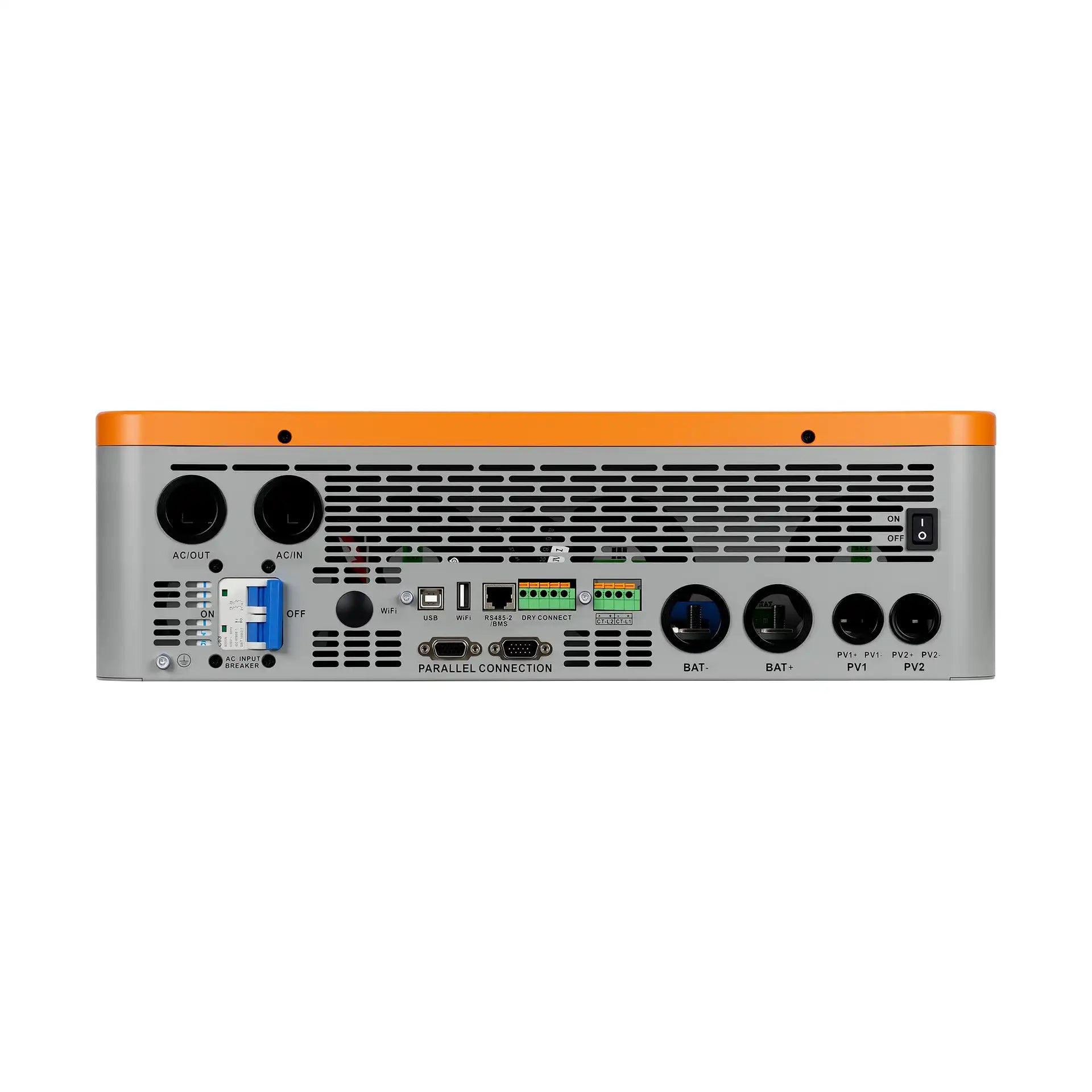 12KW 48Vdc All in One Inverter 110/240Vac Split Phase Supports 6 Units in Parallel