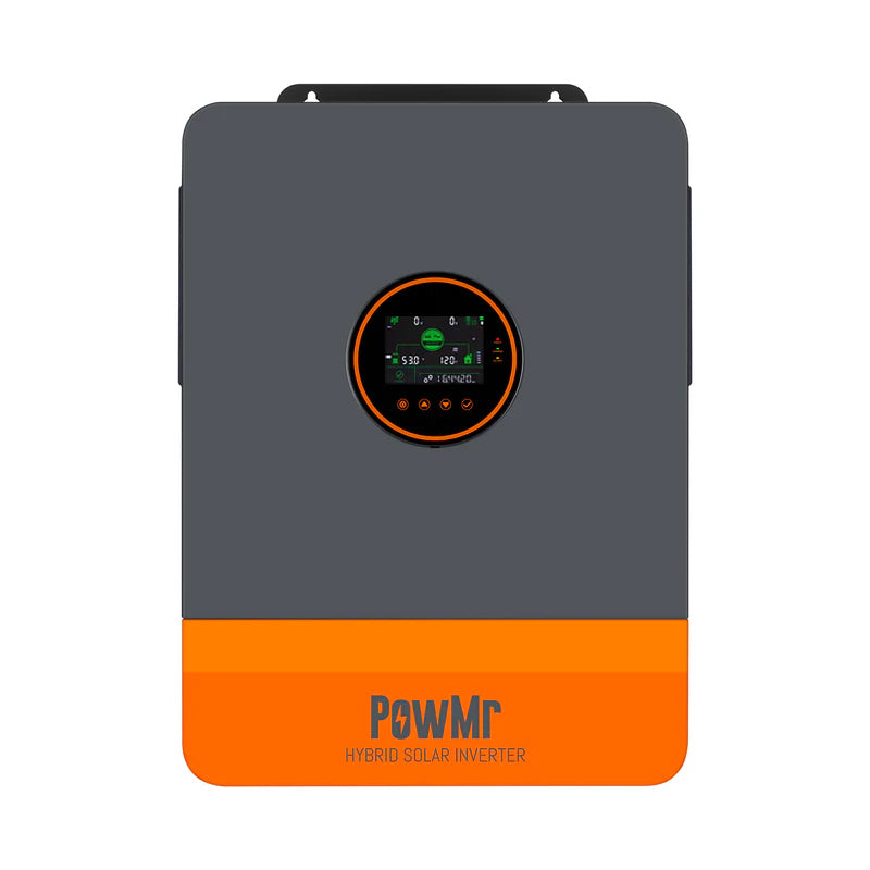 6.5KW 48Vdc Hybrid Inverter 110/240Vac Split Phase Supports 6 Units in Parallel