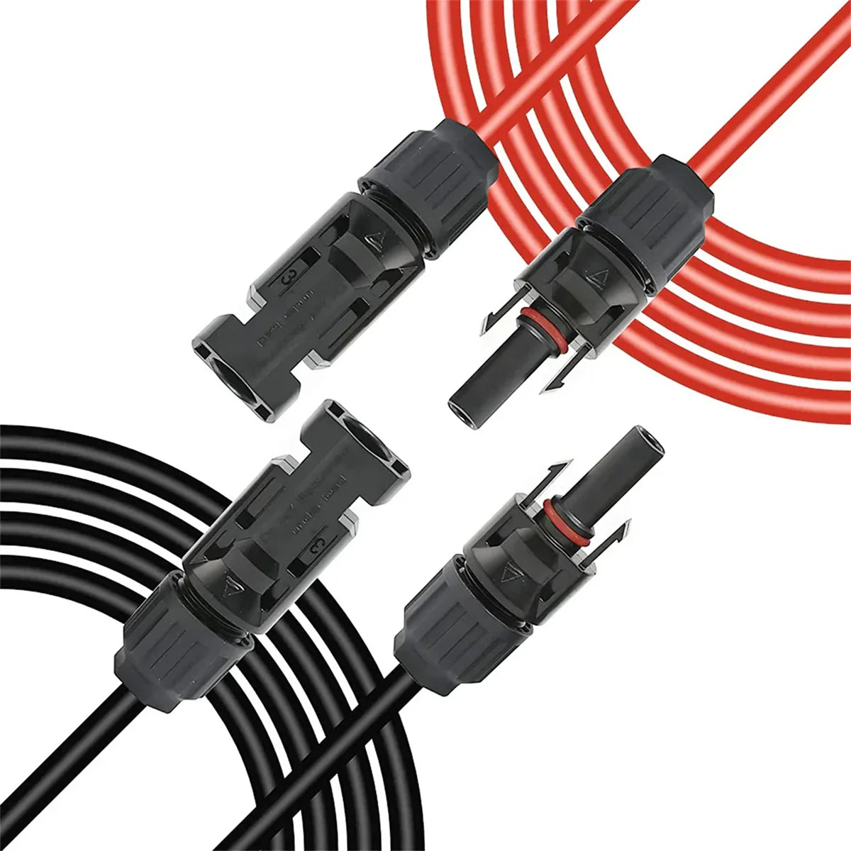 3M Solar Cable with Connectors Tinned Copper XLPE Weatherproof PV Wire