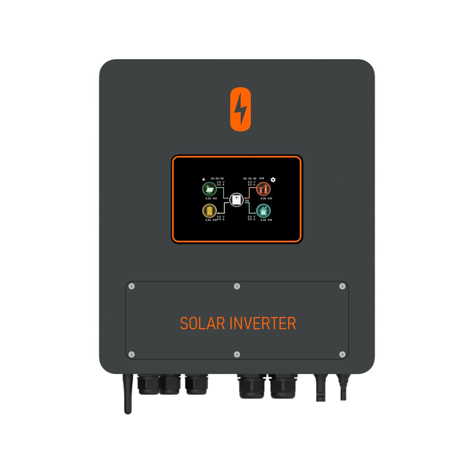 เครื่องแปลงไฟพลังงานแสงอาทิตย์แบบครบวงจร 3 กิโลวัตต์ 24 โวลต์ 220 โวลต์