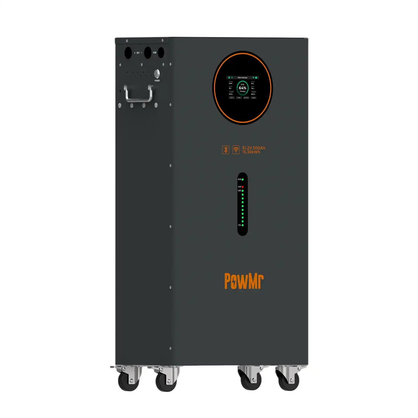 300AH 51,2V Lithiumbatterie mit maximalem Lade- und Entladestrom von 200A