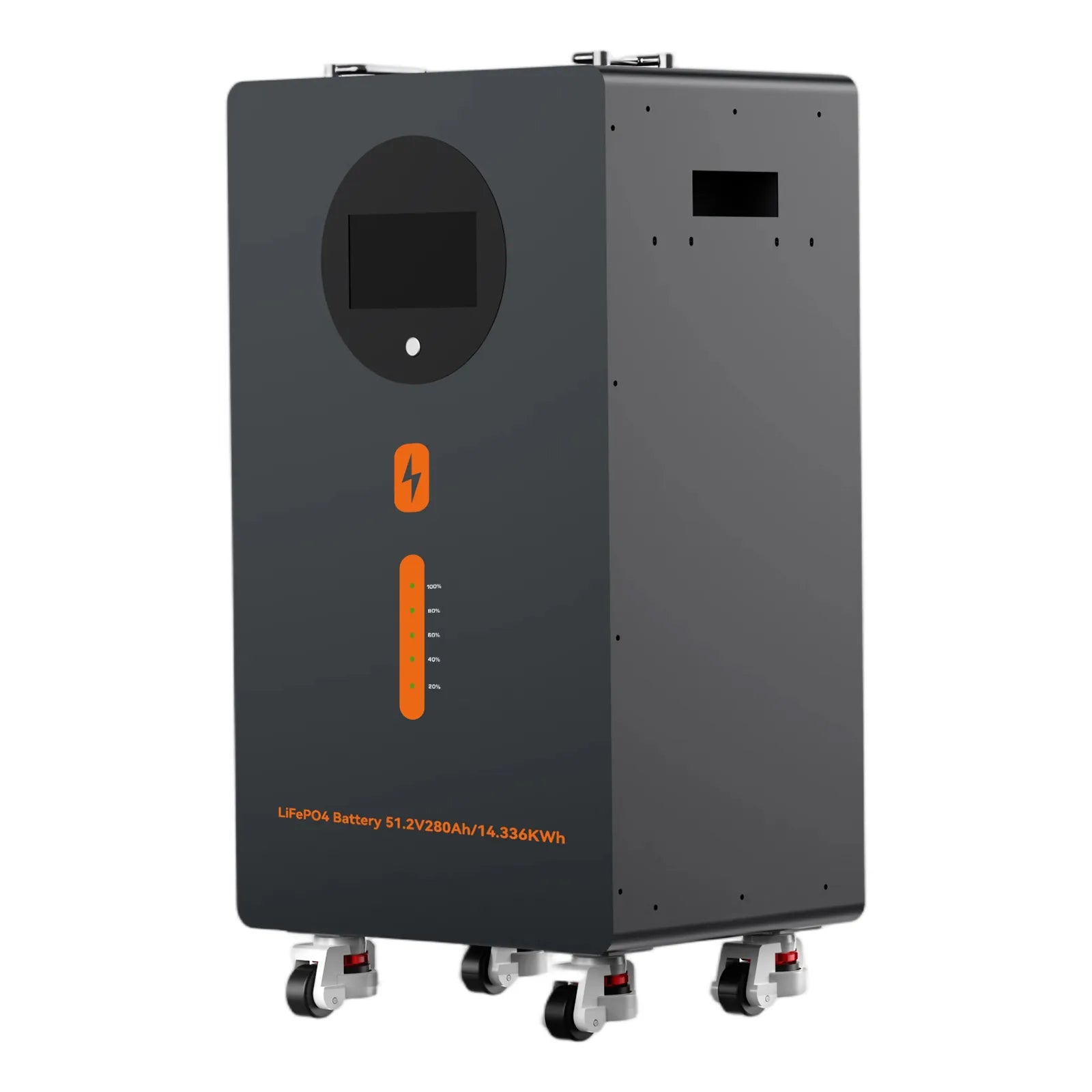 แบตเตอรี่ลิเธียม 300AH 51.2V พร้อมกระแสชาร์จและคายประจุสูงสุด 200A