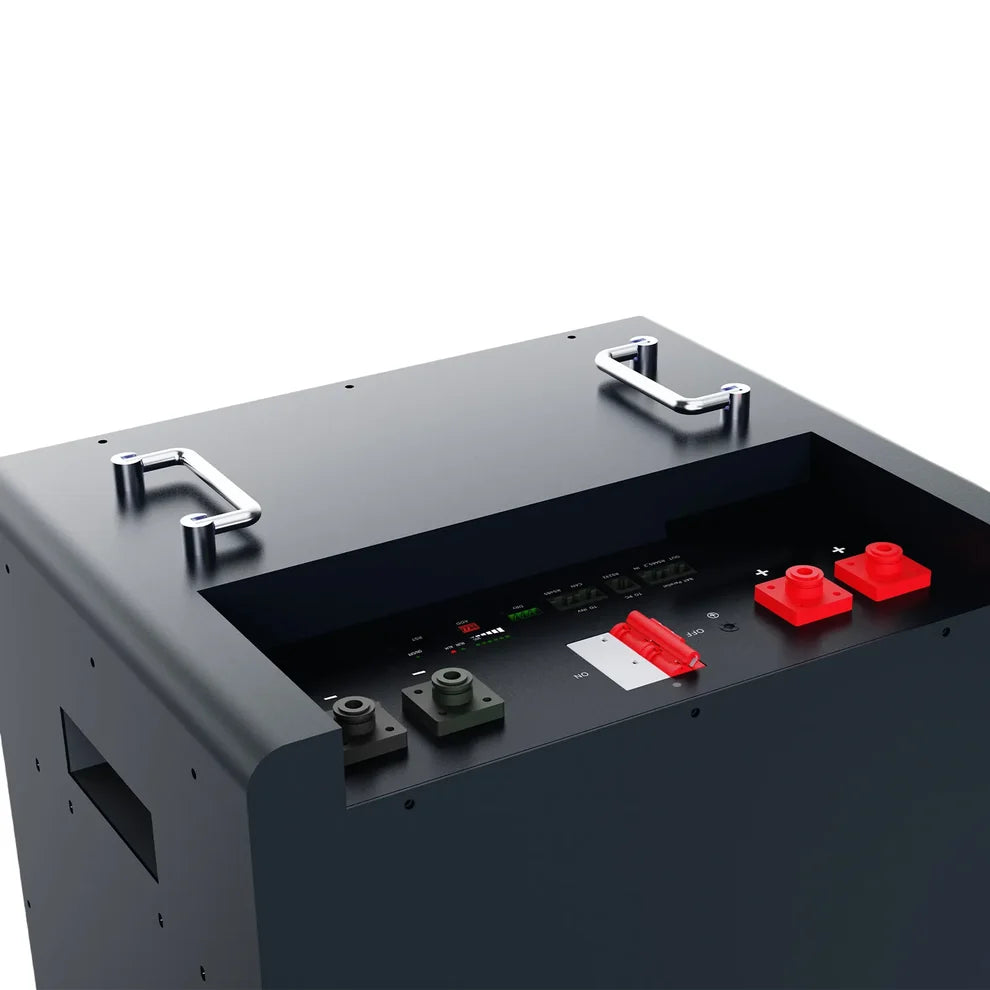 แบตเตอรี่ลิเธียม 300AH 51.2V พร้อมกระแสชาร์จและคายประจุสูงสุด 200A