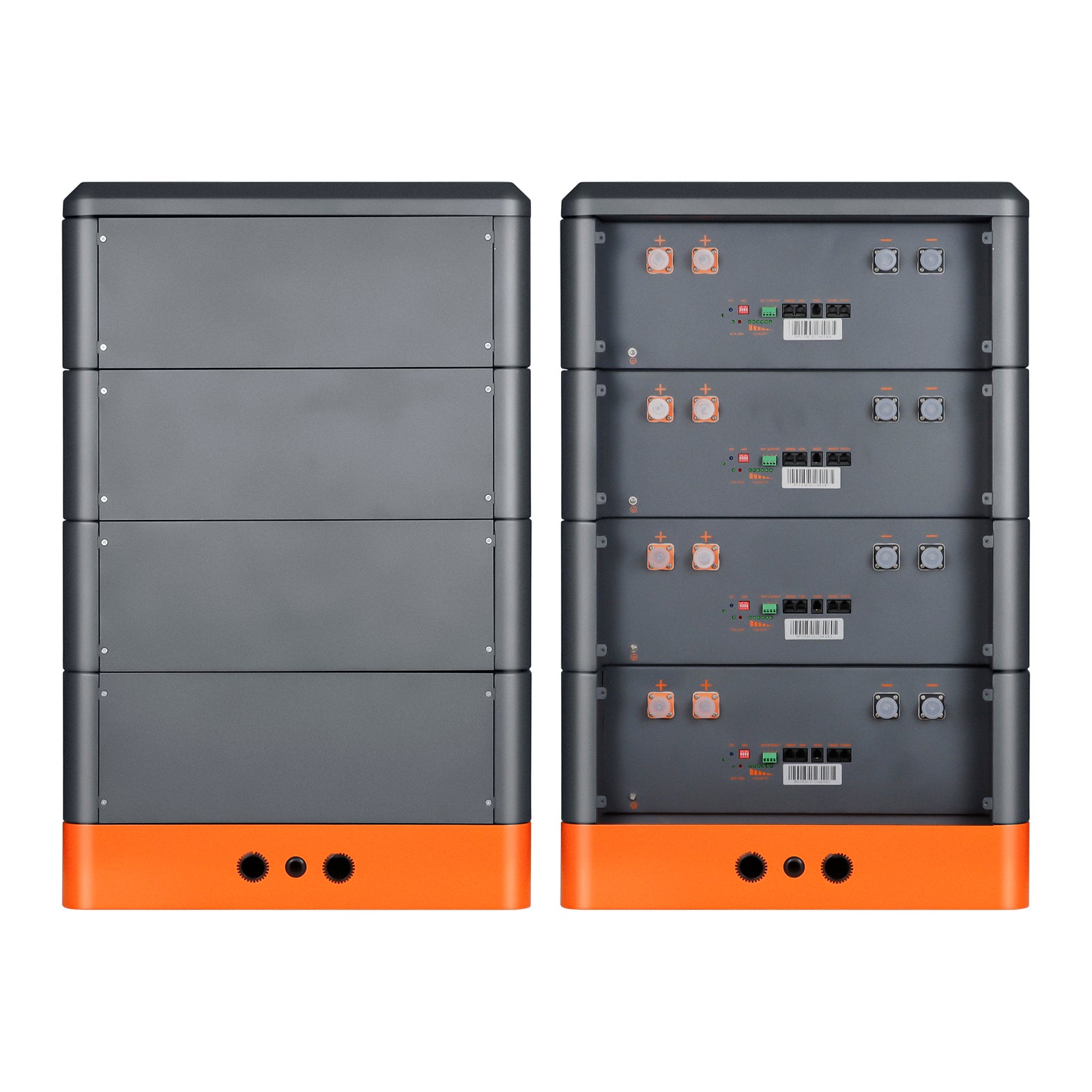 Stapelbarer LiFePO4-Akku mit 400 Ah und 51,2 V
