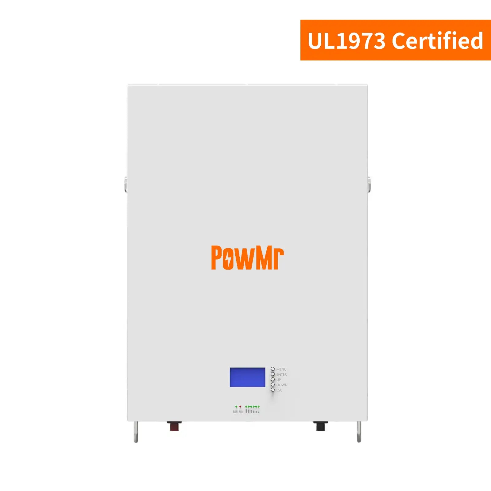 200Ah 48V Wall-mounted Lithium Battery with 100A Max Charging Discharging Current UL1973 Certified
