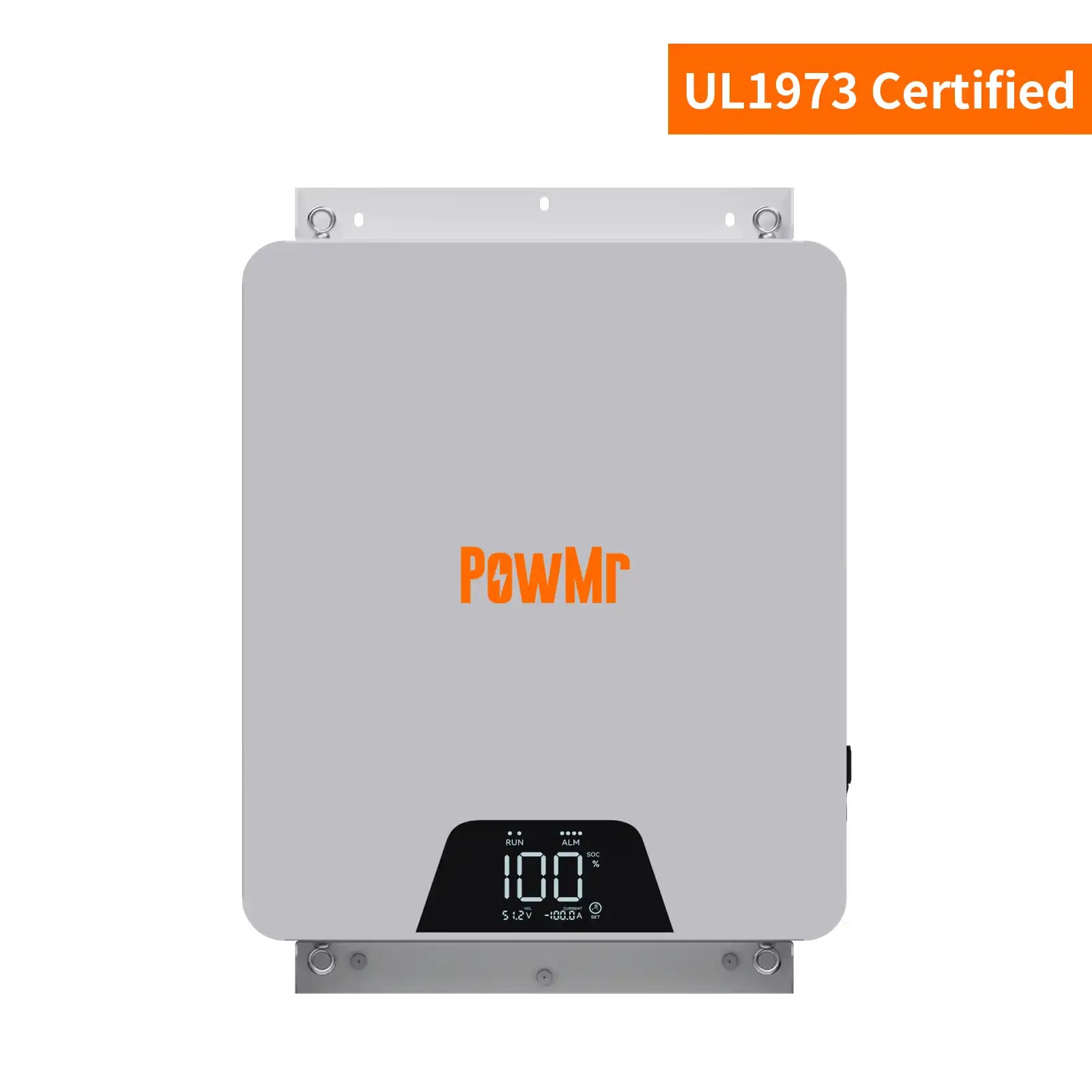 200Ah 51.2V Wall-mounted Lithium Battery with 200A Max Charging Discharging Current UL1973 Certified
