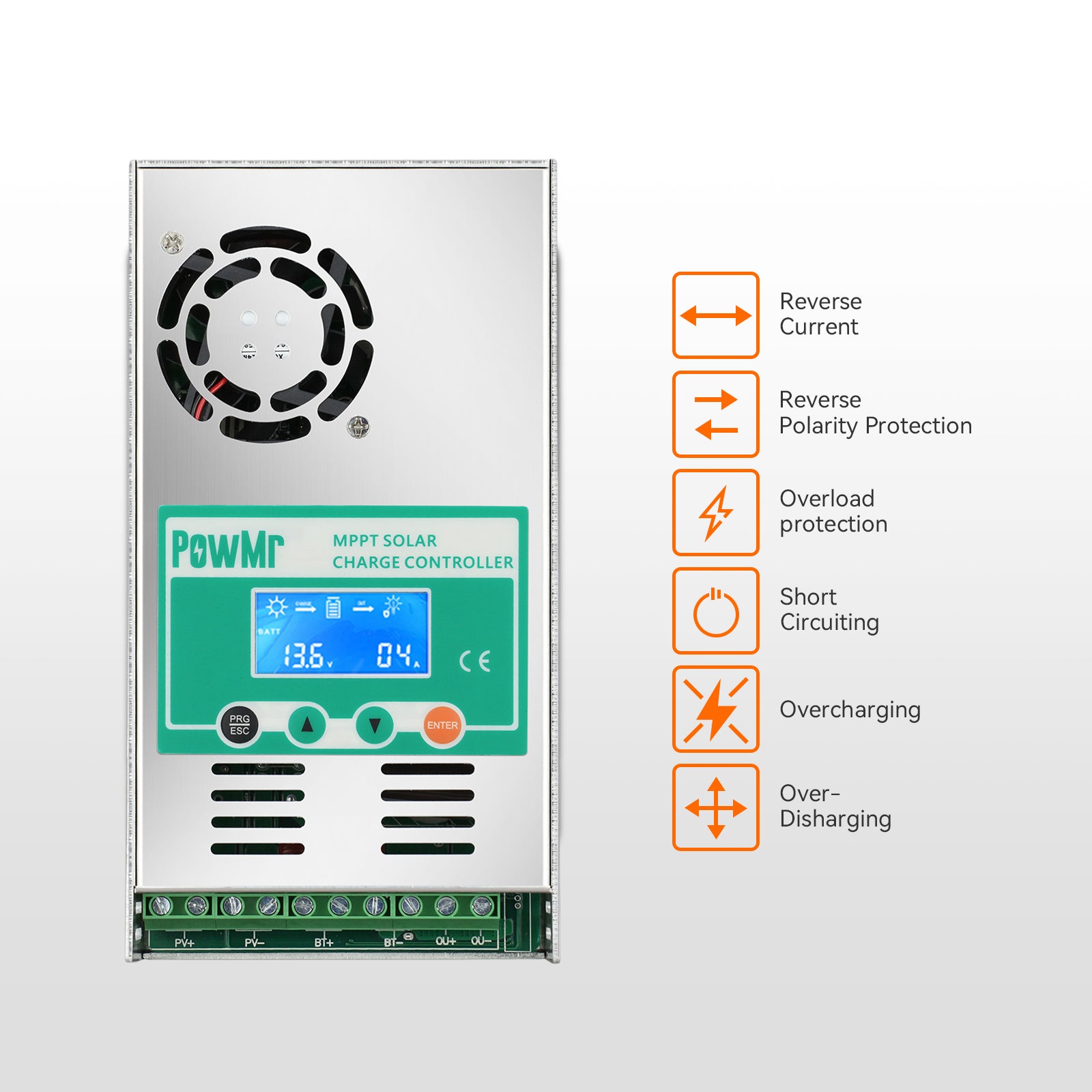 mppt solar charge ocntroller with full system protections