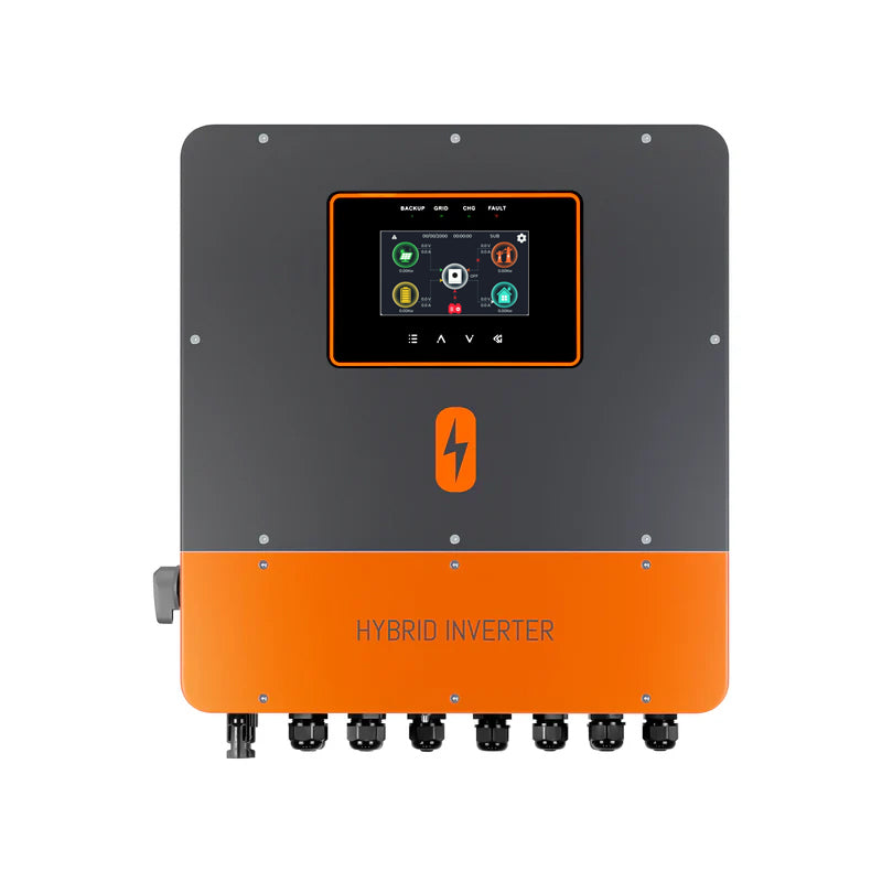 Master Power UM-V5 Hybrid-Wechselrichter, 6000 W, 48 V, MPPT 120 A, bis 6000 W, mit Doppelausgang für intelligentes Lademanagement WLAN Master Power UM-V5 Hybrid-Wechselrichter, 6000 W, 48 V, MPPT 120 A, bis 6000 W, mit Doppelausgang für intelligentes Lademanagement WLAN