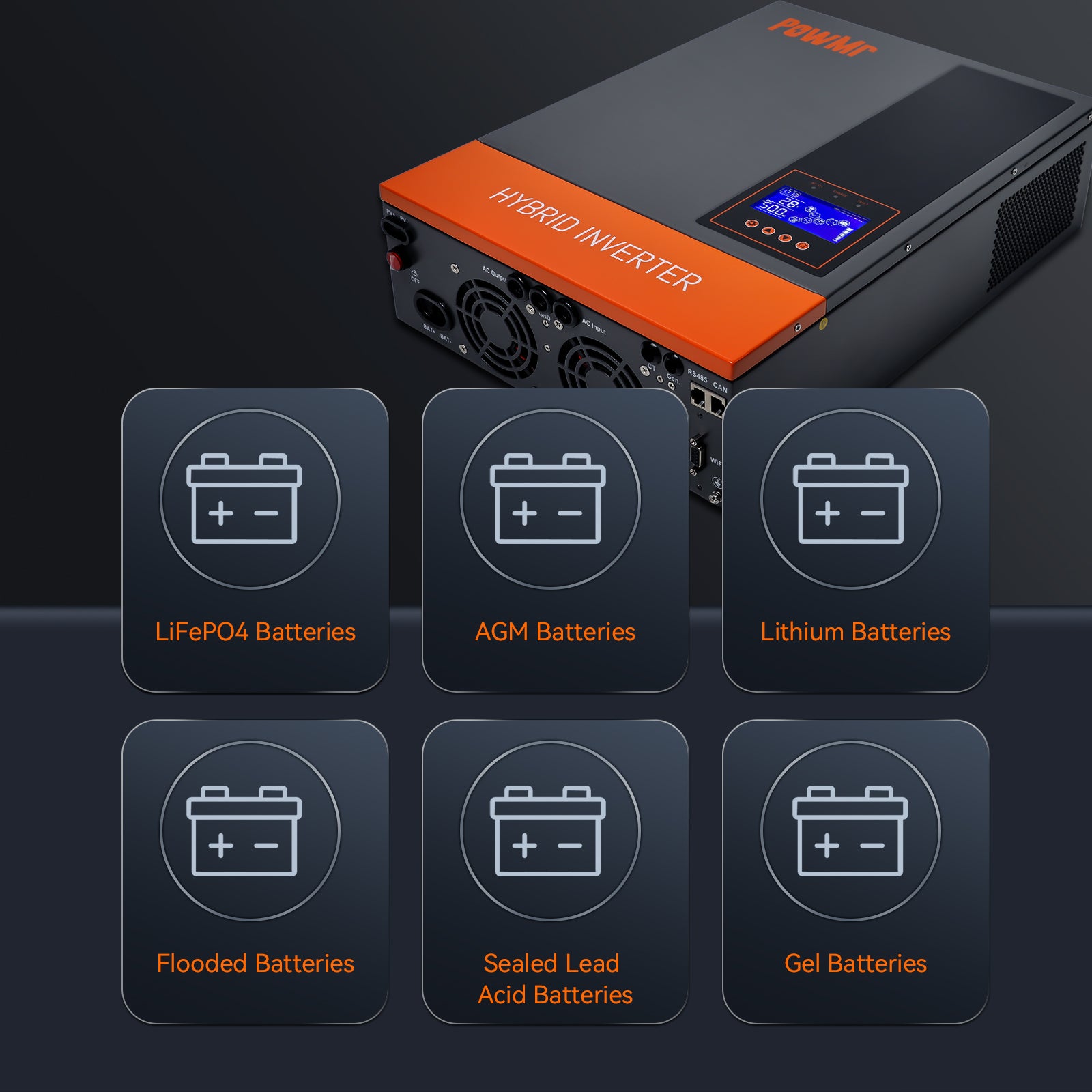48V MPPT solar charge controller for 48volt solar batteries