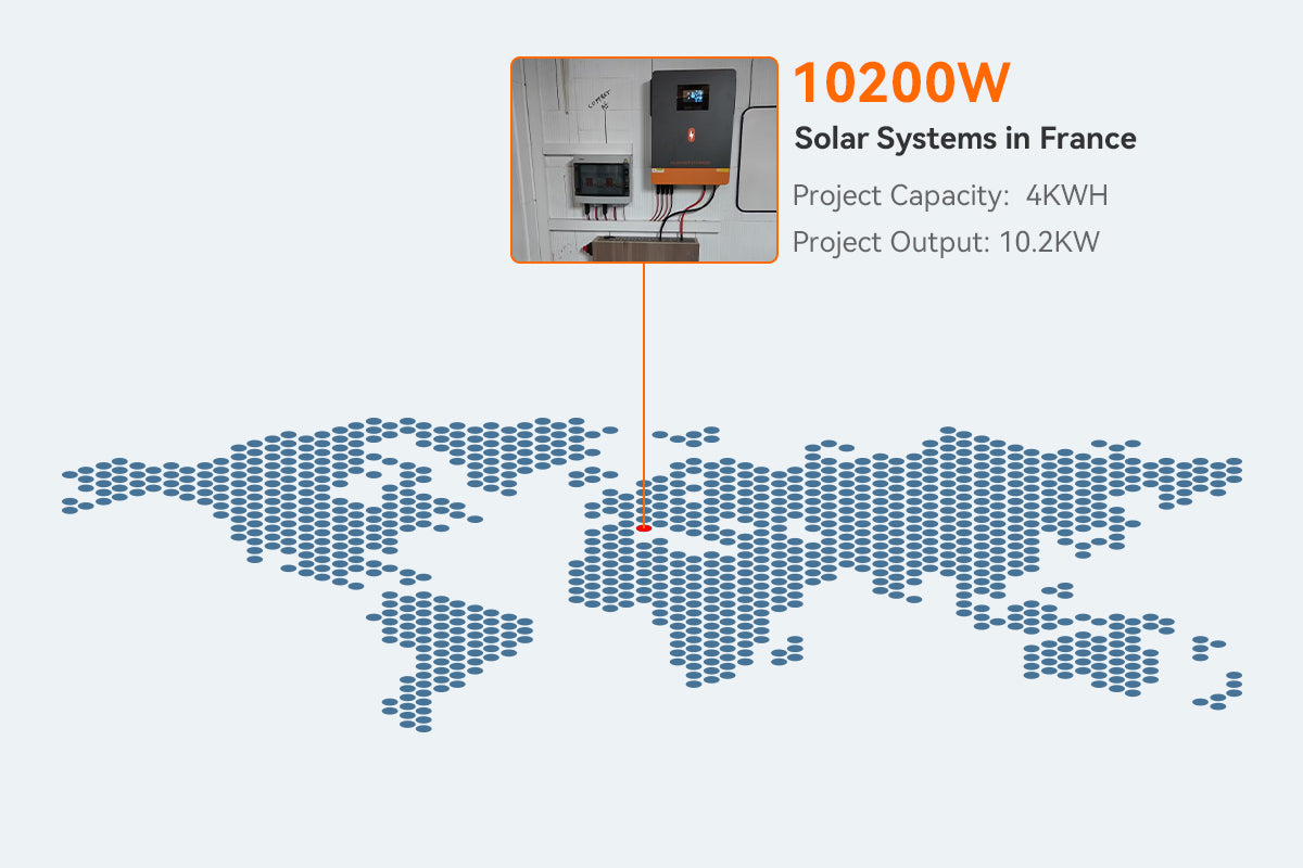 10.2kw solar power system in France