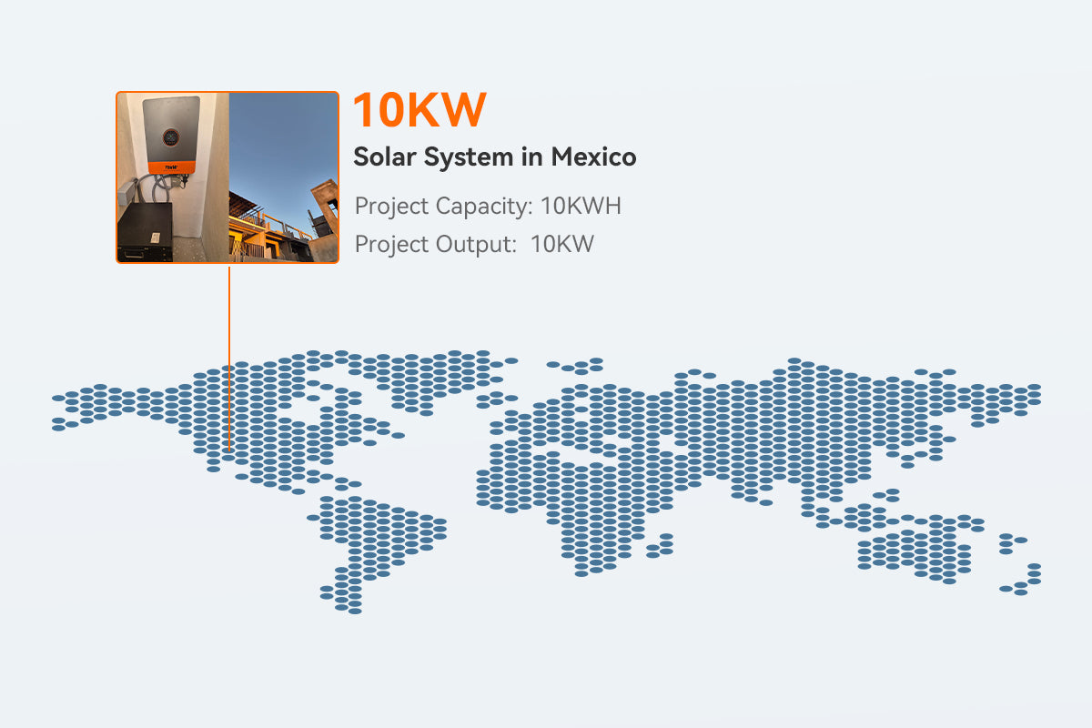 10kw split phase solar system in mexico - PowMr