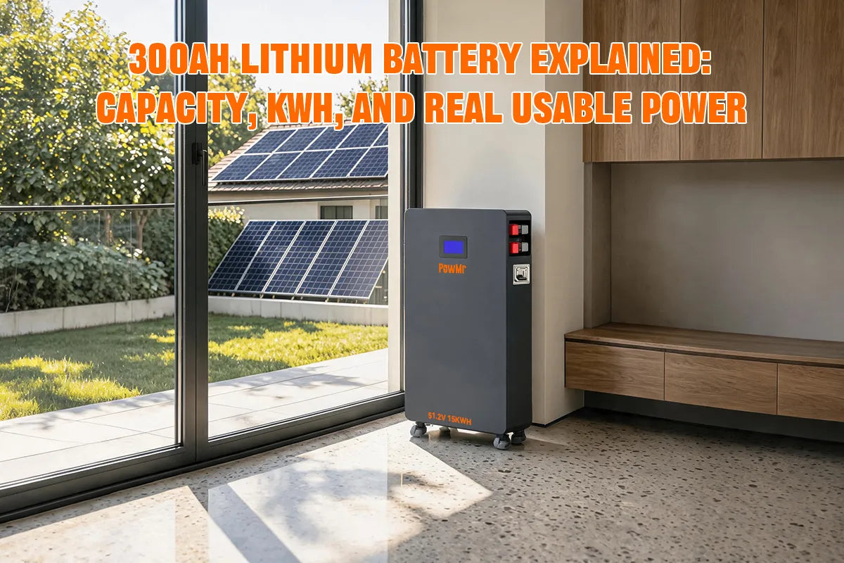 300Ah Lithium Battery Explained: Capacity, kWh, and Real Usable Power