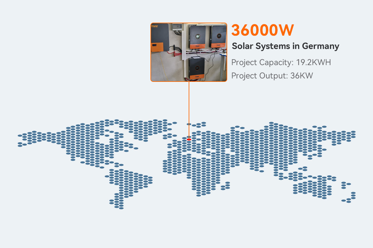 36kw three phase solar system in Germany built by Daniele Dani