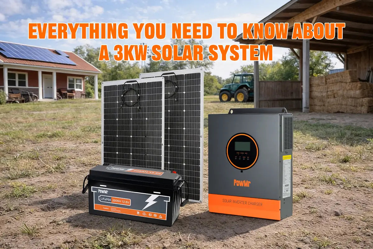 Everything You Need to Know About a 3kW Solar System – PowMr