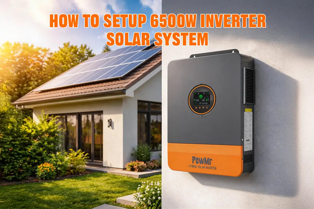 How to Setup 6500W Inverter Solar System