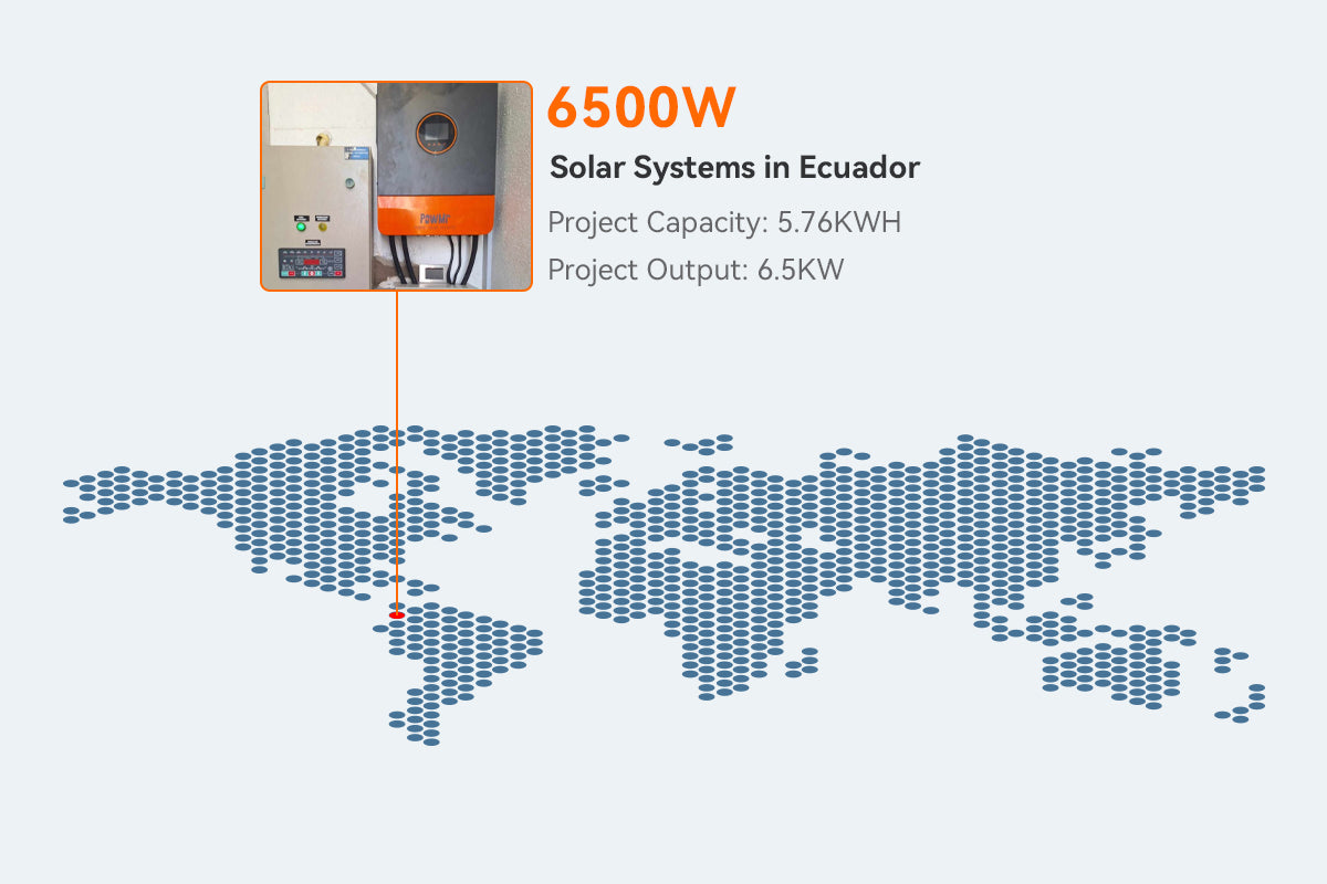 6.5kw solar energy system built by Lautaro Mendoza