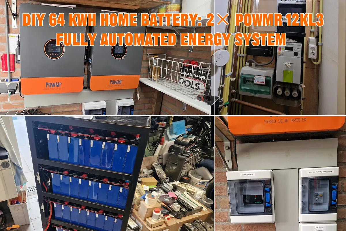 DIY 64 kWh Home Battery