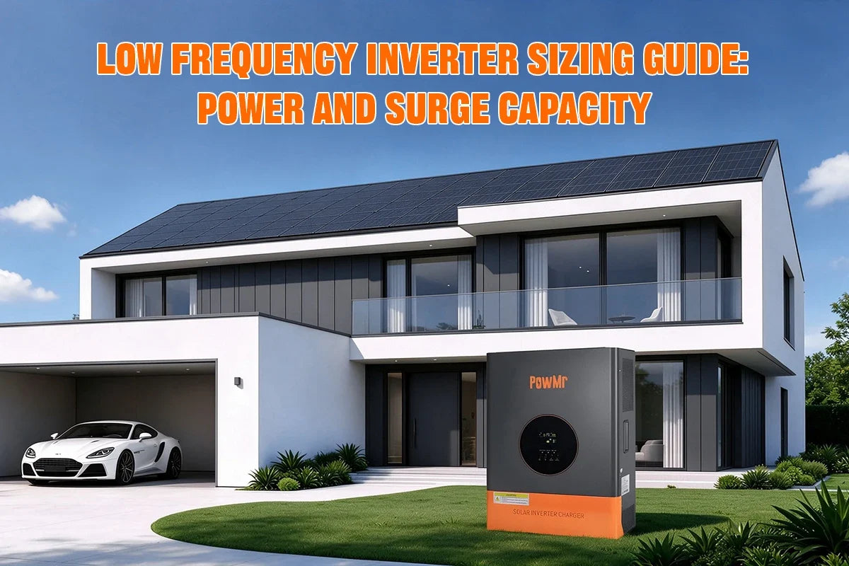 Low Frequency Inverter Sizing Guide: Power and Surge Capacity