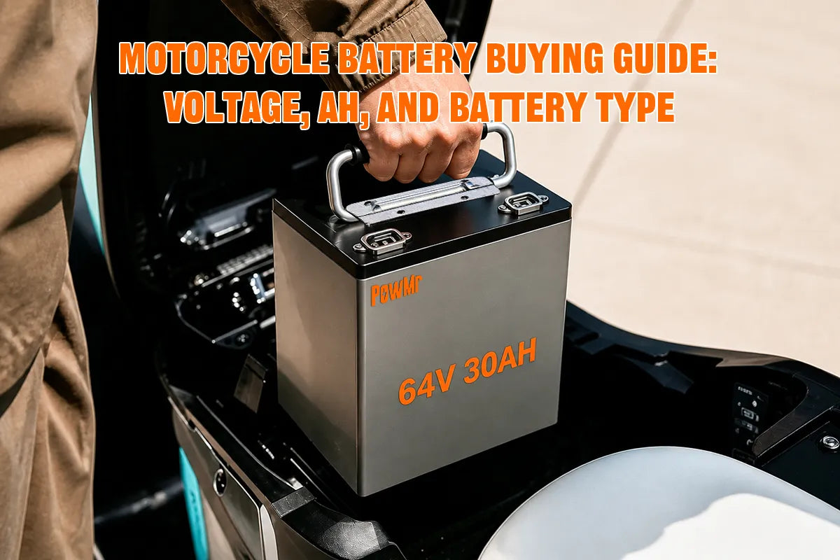 Motorcycle Battery Buying Guide: Voltage, Ah, and Battery Type