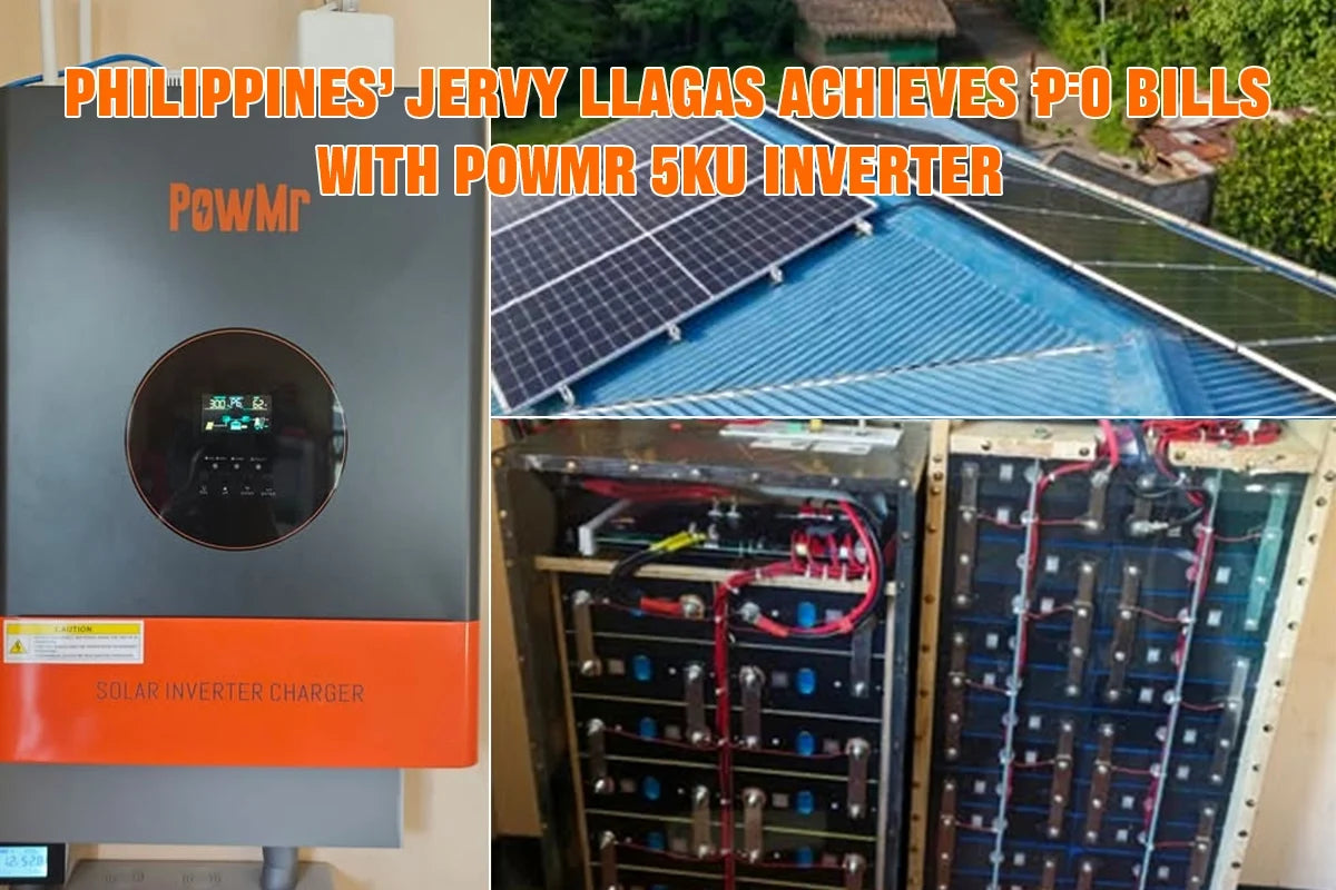 Philippines’ Jervy Llagas Achieves ₱0 Bills with PowMr 5KU Inverter