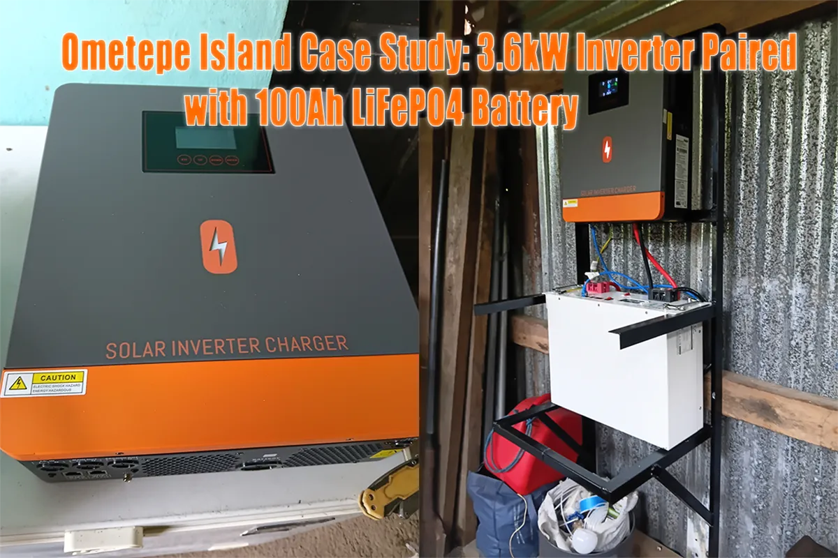 3.6kW Inverter Paired with 100Ah LiFePO4 Battery