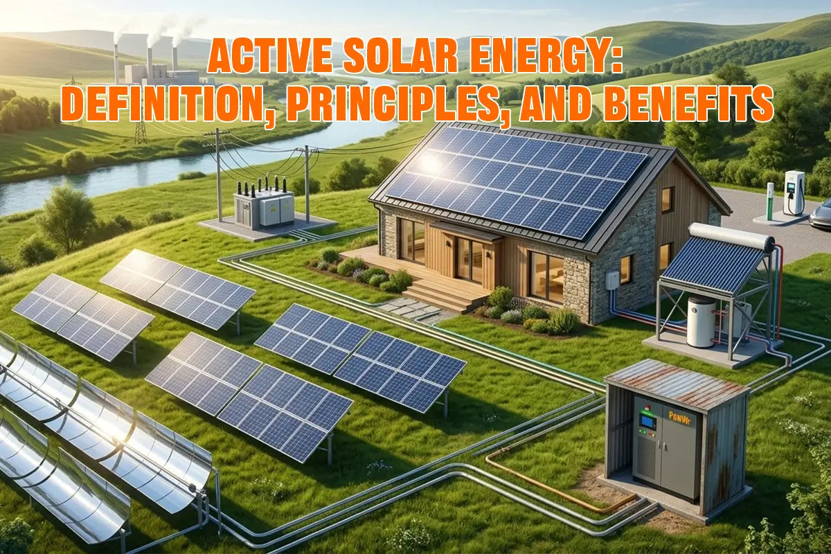 Active solar energy explained