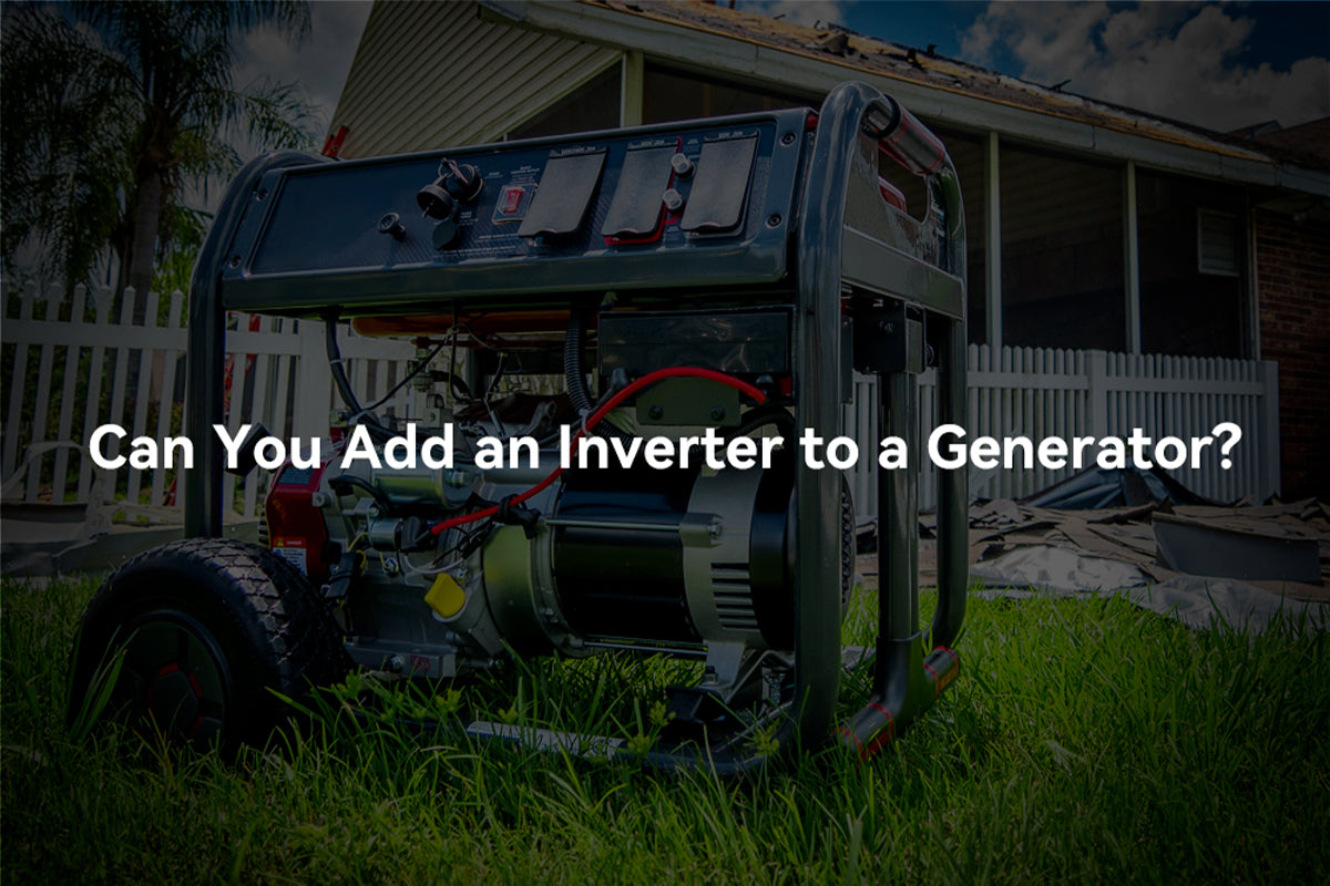can I add an external inverter to a generator