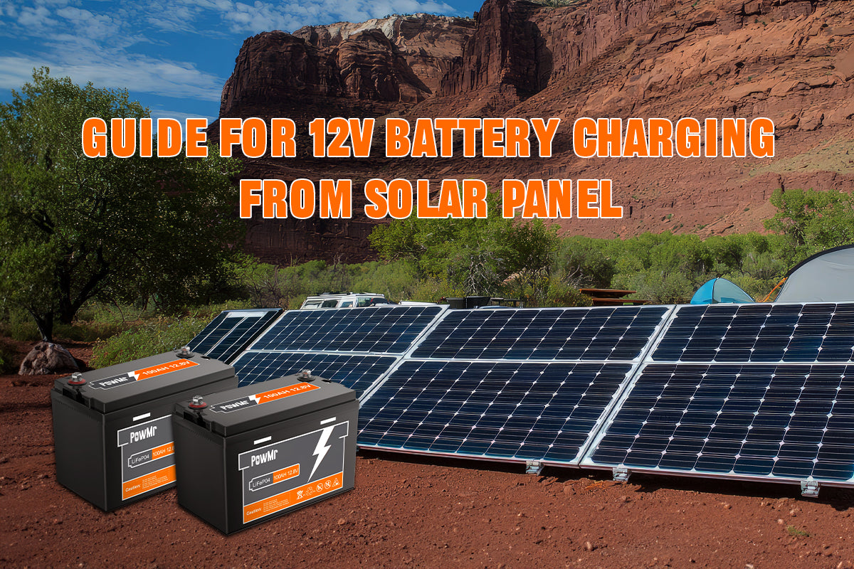 charging battery with solar panel