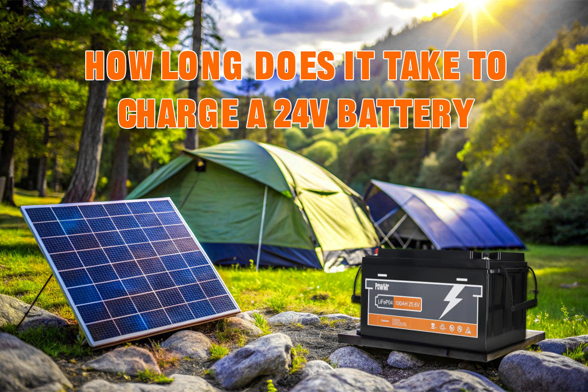 How long does it take to charge a 24v battery