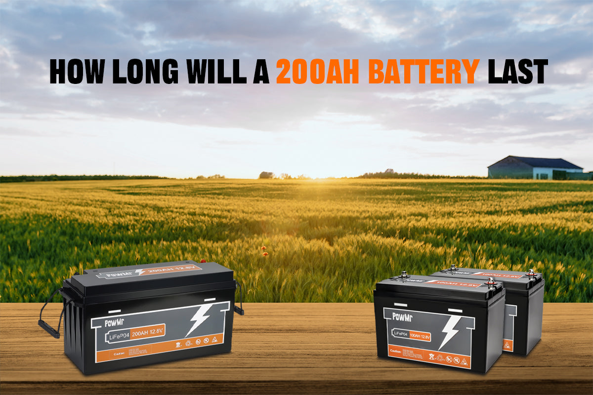 how long will a 200ah battery last